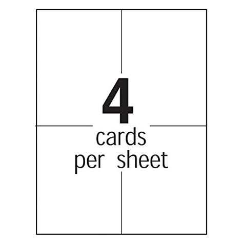 Avery 4X6 Labels 4 Per Sheet Template