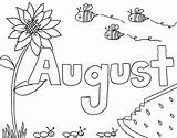 Happy August coloring Page  Download Print Or Color Online For Free sketch template