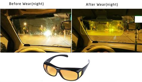 HD Night View Driving Glasses Polarized Anti-Glare Rain Day Night ...