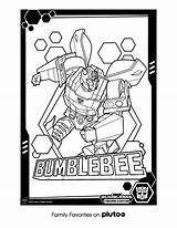Desenho Para Colorir Transformers Bumblebee sketch template