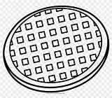 Waffle Coloring Page  Circle Clipart 3799458 PikPng sketch template