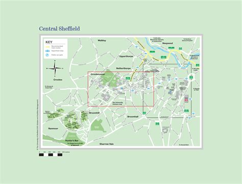 Sheffield City Centre Map