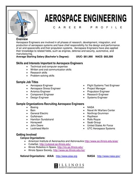 Experienced Aerospace Engineering Resume | Templates at ...