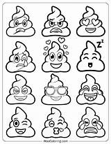 22 Emoji Coloring Pages Free PDF To Print  Woo sketch template