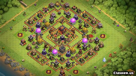 [Town Hall 10] TH10: Strong Trophy/Farm base v5 [With Link] [9-2019] - Farming Base - Clash of ...