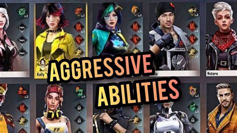 5 best Free Fire characters for aggressive gameplay in OB28 version