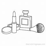 Coloriages Maquillage – 12 Dessins Gratuits sketch template