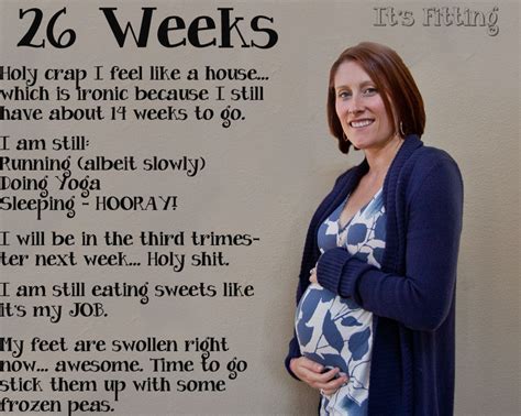 26 Weeks Pregnant - It's Fitting