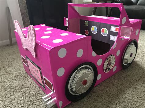 DIY Cardboard Box Car for Kids