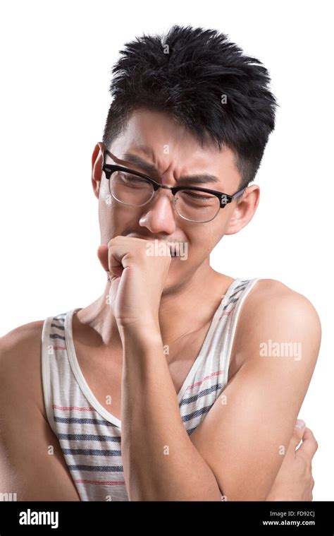 Portrait of young man crying Stock Photo - Alamy