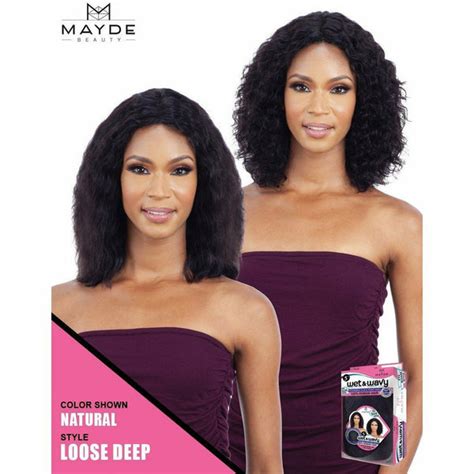 Mayde Beauty: W&W 100% Human Hair Lace Wig - Loose Deep – Beauty Depot O-Store