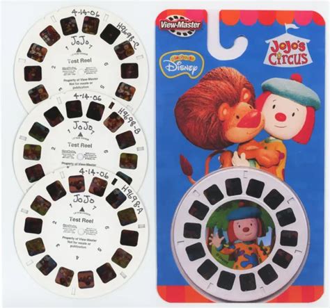 PLAYHOUSE DISNEY JOJO'S Circus View-Master 3 Factory TEST Reels ...