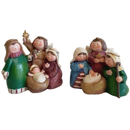 Small Nativity Scene, 2 Assorted | | Christmas Decorations / Nativity | Noël & Co