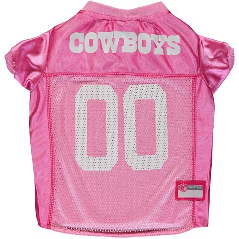 Dallas Cowboys Pink Mesh Dog Jersey