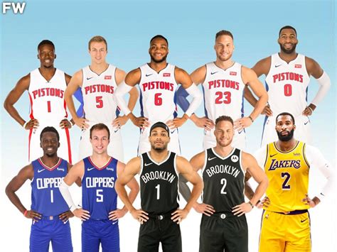 The Entire 2019-20 Detroit Pistons Starting Lineup Is Now Playing For A ...