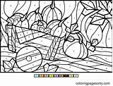 Mickey Mouse Color By Number Coloring Pages  sketch template