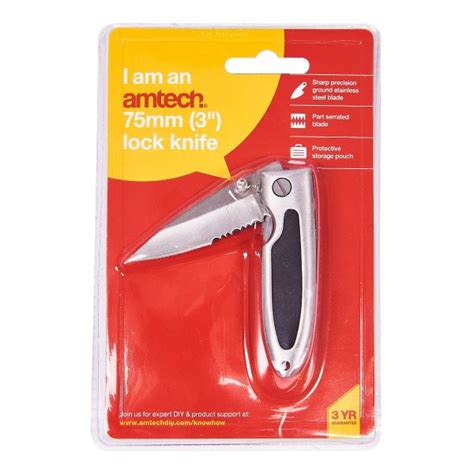 Amtech 3″ 75mm Lock Knife – SB Tools