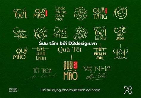 D3Design - Chia Sẻ File PSD - AI Typography Tết Việt 2023 Cực Đẹp, Chất ...