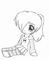 Anime Girl Drawing Easy At GetDrawings  Free Download sketch template