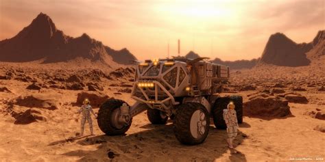 Mars exploration rover by José Luis Martín | human Mars