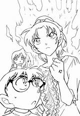 Detective Conan Coloring Pages  Home sketch template