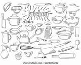 Cooking Utensils Coloring Pages sketch template