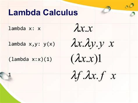 Introduction to lambda expression & lambda calculus