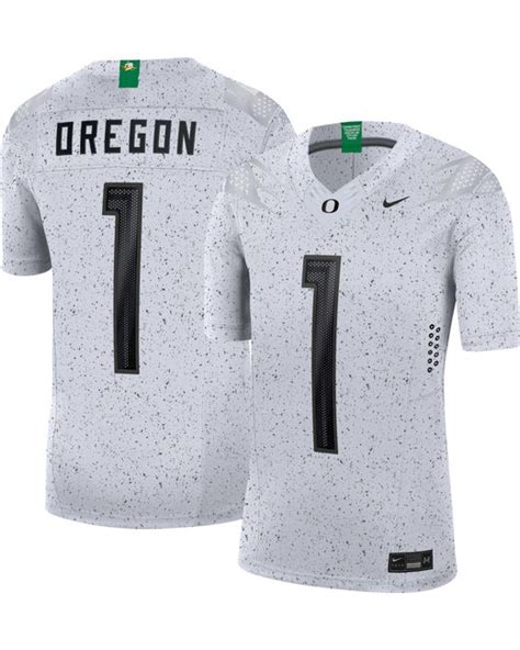 Nike Oregon Ducks #1 Eggshell White Alternate Dri-fit Limited Football Jersey for Men - Lyst