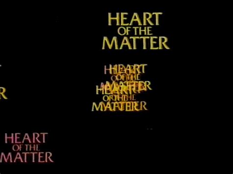 Heart of the Matter | TVARK