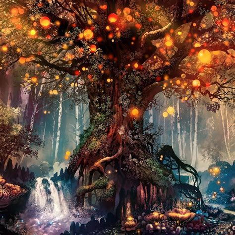 Fantasy Forest Wallpaper Engine Free | Fantasy tree, Fantasy artwork, 1920x1200 wallpaper