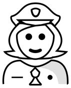 Police Officer Badge coloring page | Free Printable Coloring Pages