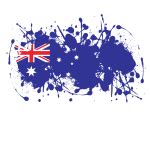 Australia shading without boundaries | Free SVG