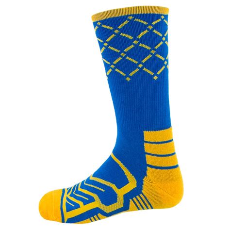 Large Basketball Compression Socks, Blue/Gold - Walmart.com - Walmart.com