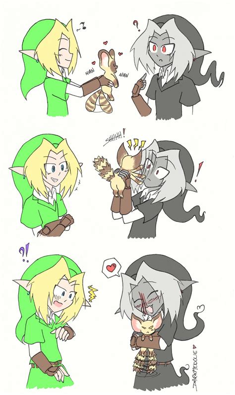 Link,dark Link And A Remlit... by darkmedolie on DeviantArt