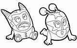 Pogo And Slick Oddbods coloring Page  Download Print Or Color Online sketch template