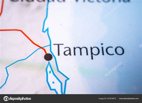 Tampico Map Mexico Stock Photo by ©aallm 437574872