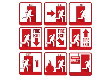 Fire Exit Vector Art, Icons, and Graphics for Free Download