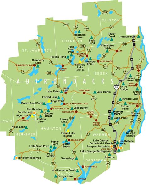 Adirondack Rail Trail Map