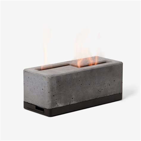 FLIKRFIRE The XL - Personal Concrete Fireplace | Bespoke Post