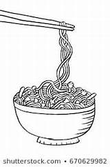 Ramen Noodles Coloring Pages  Randy Kauffmans sketch template