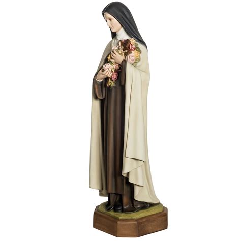 Saint Therese of Lisieux fiberglass statue 80 cm | online sales on HOLYART.com