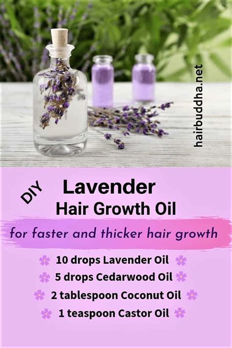 Lavender Oil for Thicker Hair. Also remedies Dandruff and Scalp Tension. - hair buddha