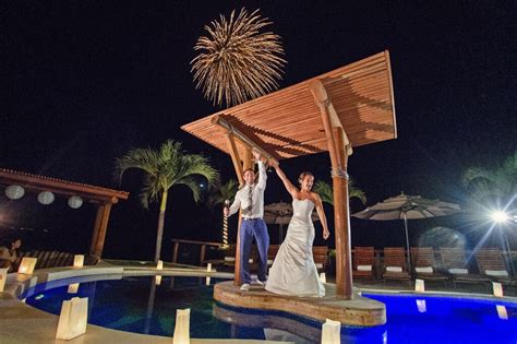 Wedding reception fireworks at Hotel Playa Fiesta, Puerto Vallarta ...