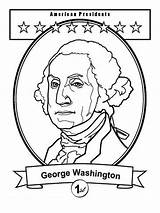 President George Washington Coloring Pages Free Printable President  sketch template