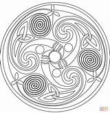 Celtic Spiral Mandala coloring Page  Free Printable Coloring Pages sketch template