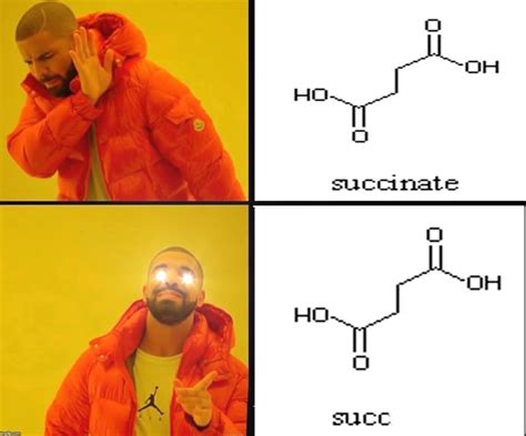 The time when organic chemistry made you chuckle | Drakeposting | Know Your Meme