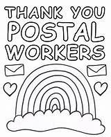 Post Office Worker Viewing Gallery Sketch Coloring Page sketch template