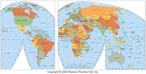 Human Geography Projections Types Of Maps