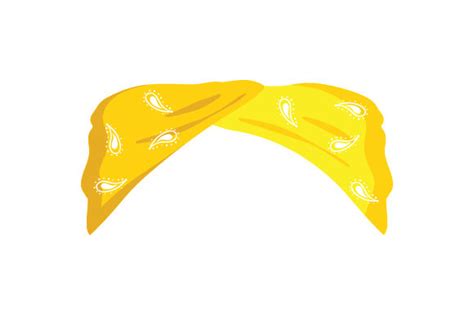 Yellow Bandana SVG Cut file by Creative Fabrica Crafts · Creative Fabrica