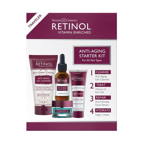Retinol Anti-Aging Starter Kit – The Original Retinol For a Younger Look – [4] Conveniently ...